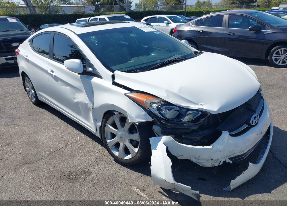 2013 HYUNDAI ELANTRA LIMITED VIN: 5NPDH4AE9DH170667