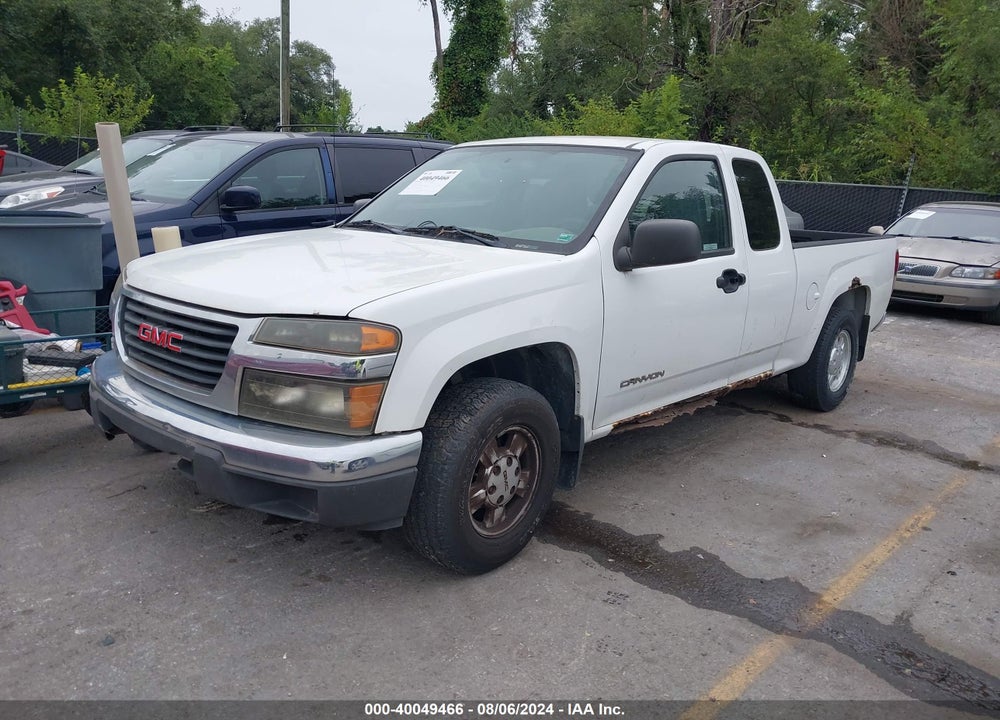2005 GMC CANYON SLE VIN: 1GTCS196958288789
