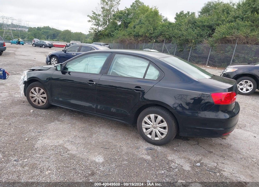 2013 VOLKSWAGEN JETTA 2.0L S VIN: 3VW2K7AJ2DM300707