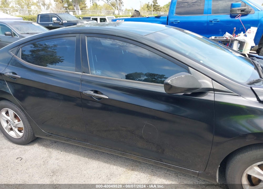 2014 HYUNDAI ELANTRA SE VIN: KMHDH4AE5EU084162