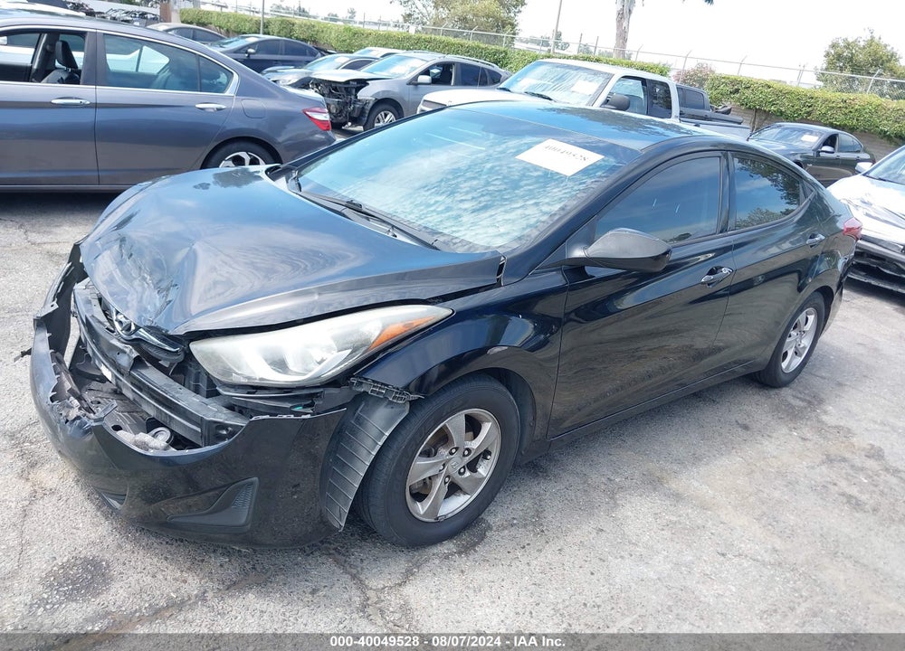 2014 HYUNDAI ELANTRA SE VIN: KMHDH4AE5EU084162