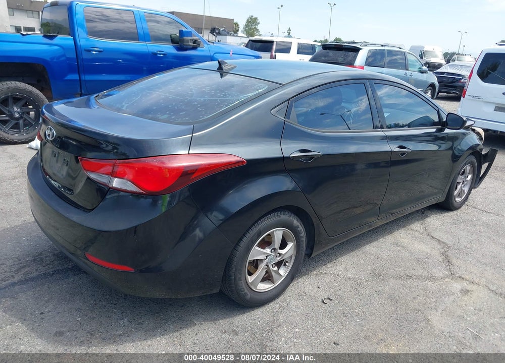 2014 HYUNDAI ELANTRA SE VIN: KMHDH4AE5EU084162