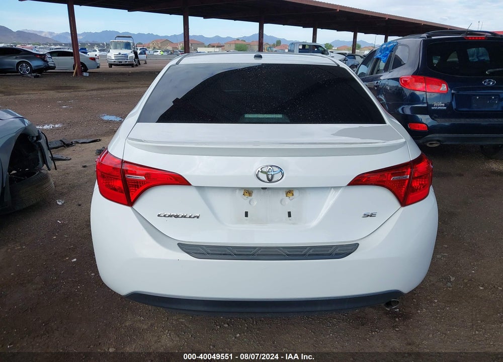2017 TOYOTA COROLLA SE VIN: 2T1BURHE9HC940896