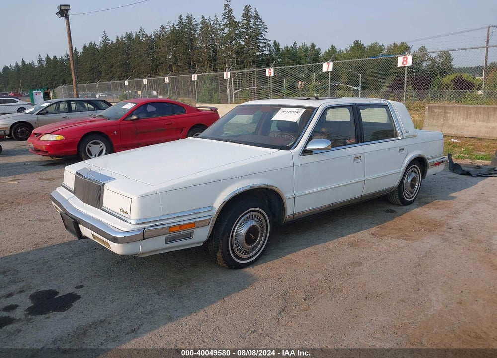 1989 CHRYSLER NEW YORKER C-BODY LANDAU VIN: 1C3BC6630KD600926