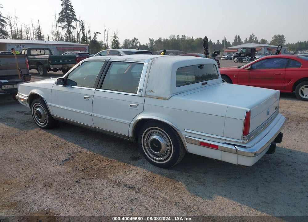 1989 CHRYSLER NEW YORKER C-BODY LANDAU VIN: 1C3BC6630KD600926