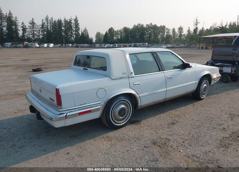 1989 CHRYSLER NEW YORKER C-BODY LANDAU VIN: 1C3BC6630KD600926