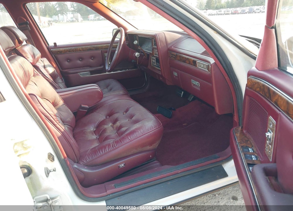1989 CHRYSLER NEW YORKER C-BODY LANDAU VIN: 1C3BC6630KD600926