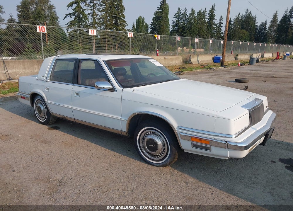 1989 CHRYSLER NEW YORKER C-BODY LANDAU VIN: 1C3BC6630KD600926