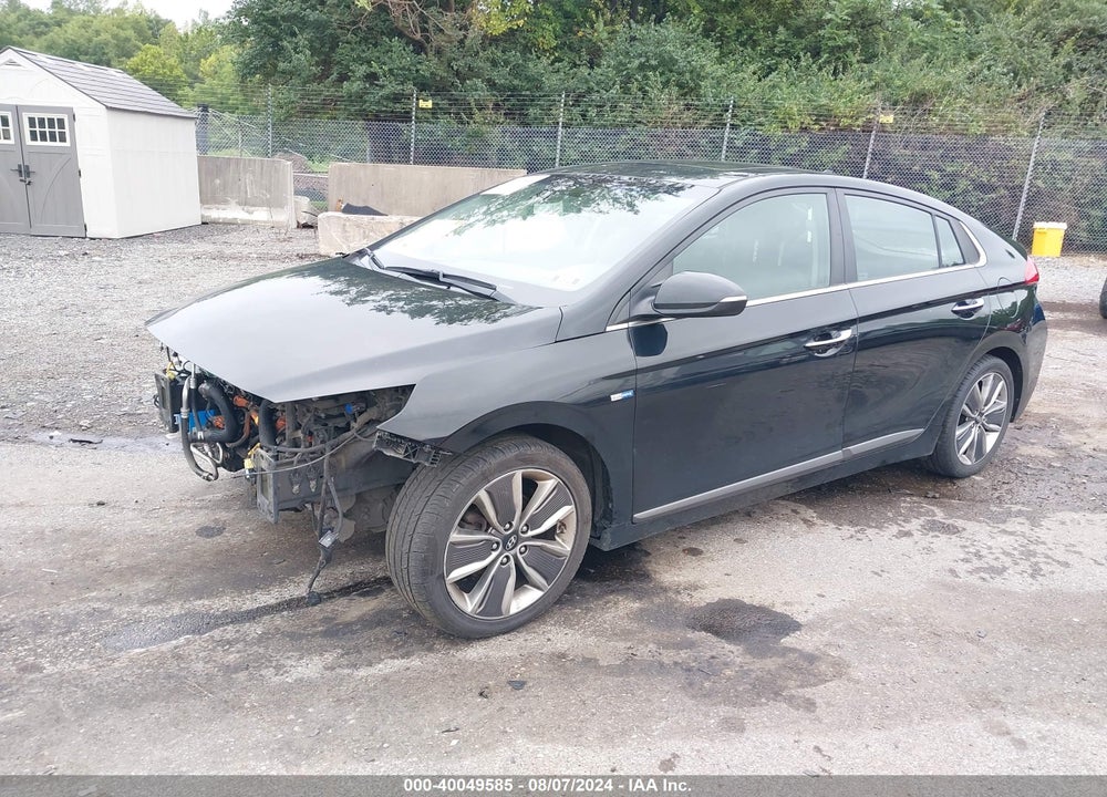 2019 HYUNDAI IONIQ HYBRID LIMITED VIN: KMHC85LC2KU112332