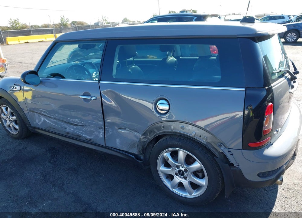 2009 MINI COOPER S CLUBMAN VIN: WMWMM33569TP73496