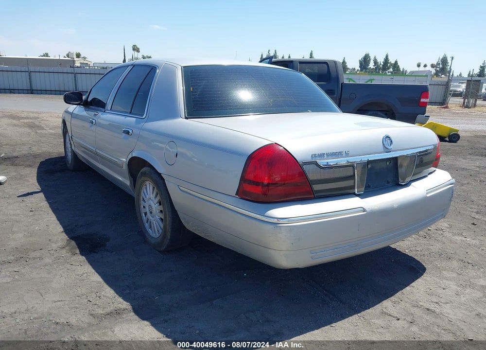 2007 MERCURY GRAND MARQUIS LS VIN: 2MEFM75V97X626250