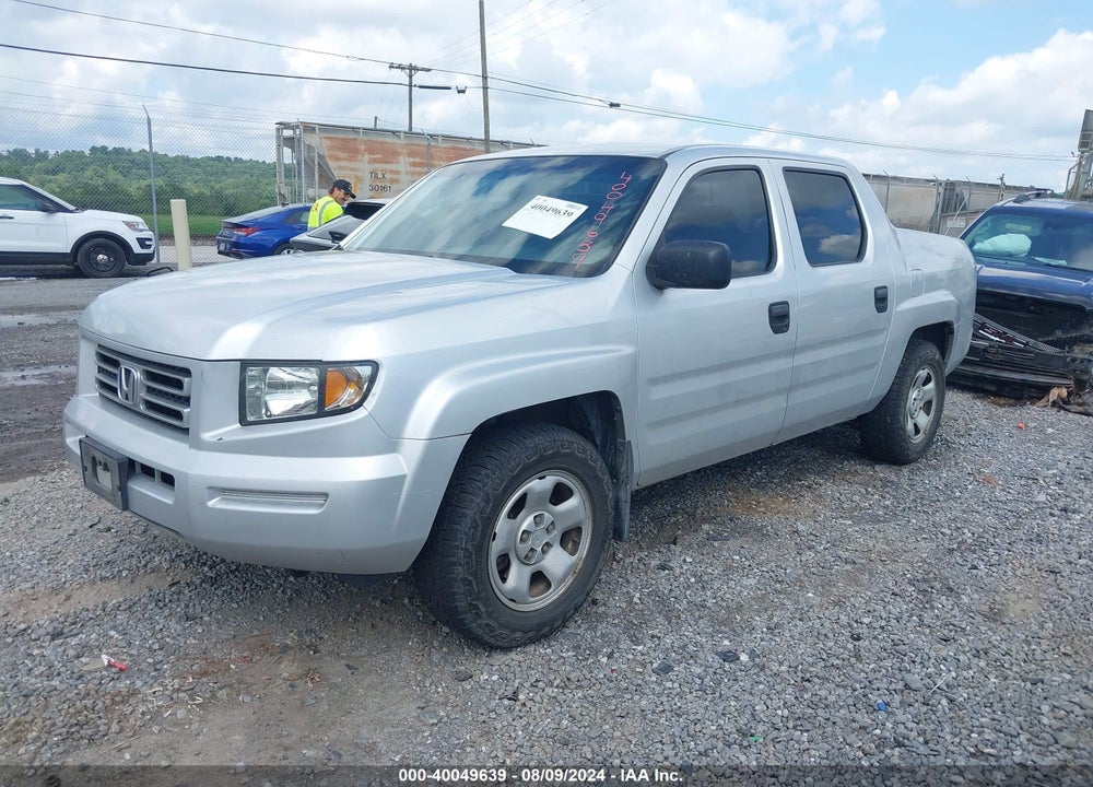 2006 HONDA RIDGELINE RT VIN: 2HJYK16226H538310