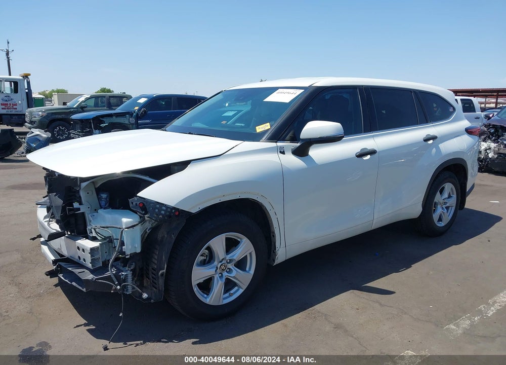 2021 TOYOTA HIGHLANDER LE VIN: 5TDBZRBH2MS538823