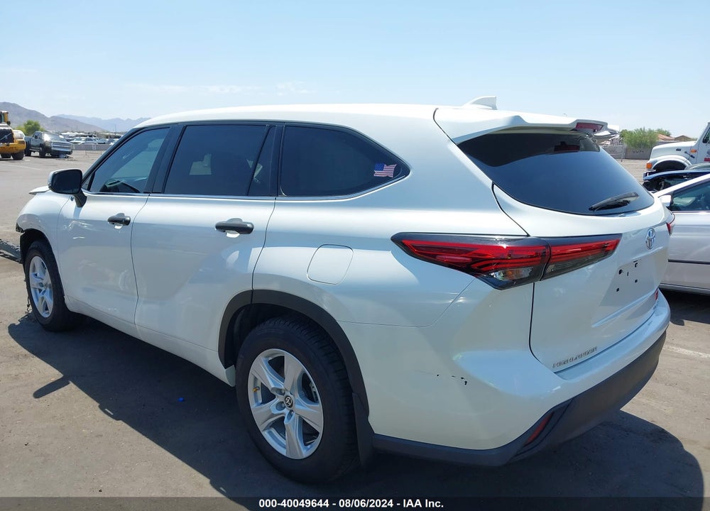 2021 TOYOTA HIGHLANDER LE VIN: 5TDBZRBH2MS538823