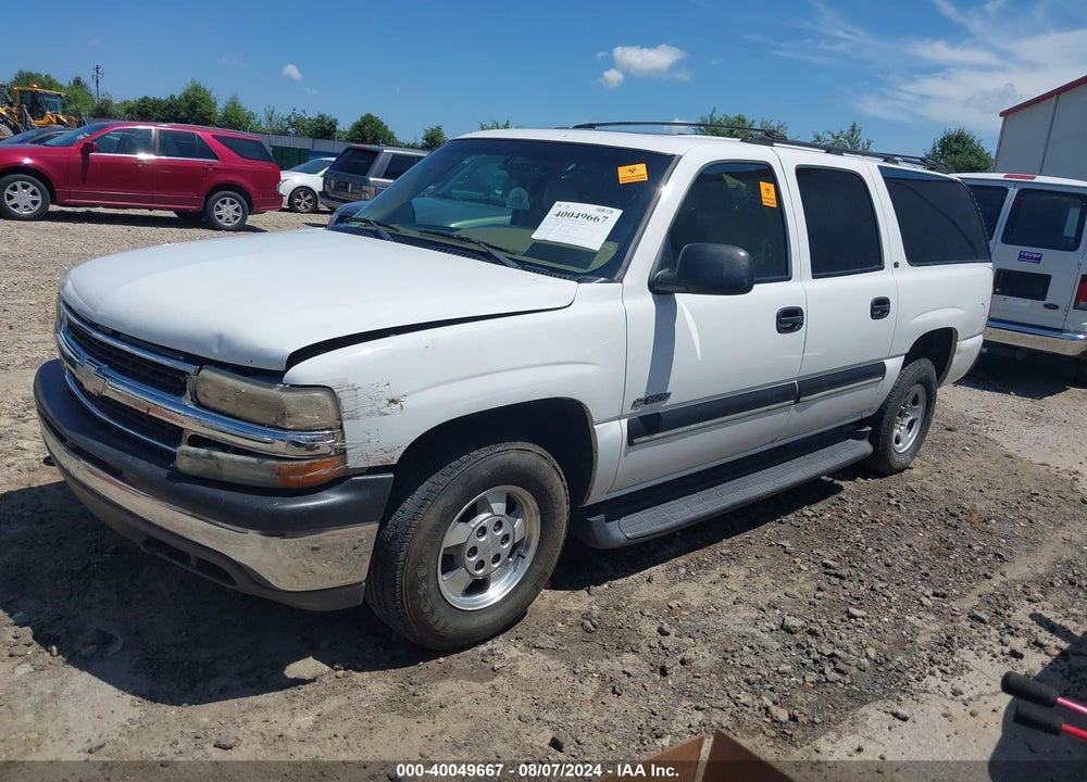 2000 CHEVROLET SUBURBAN 1500 LS VIN: 3GNEC16T1YG225630