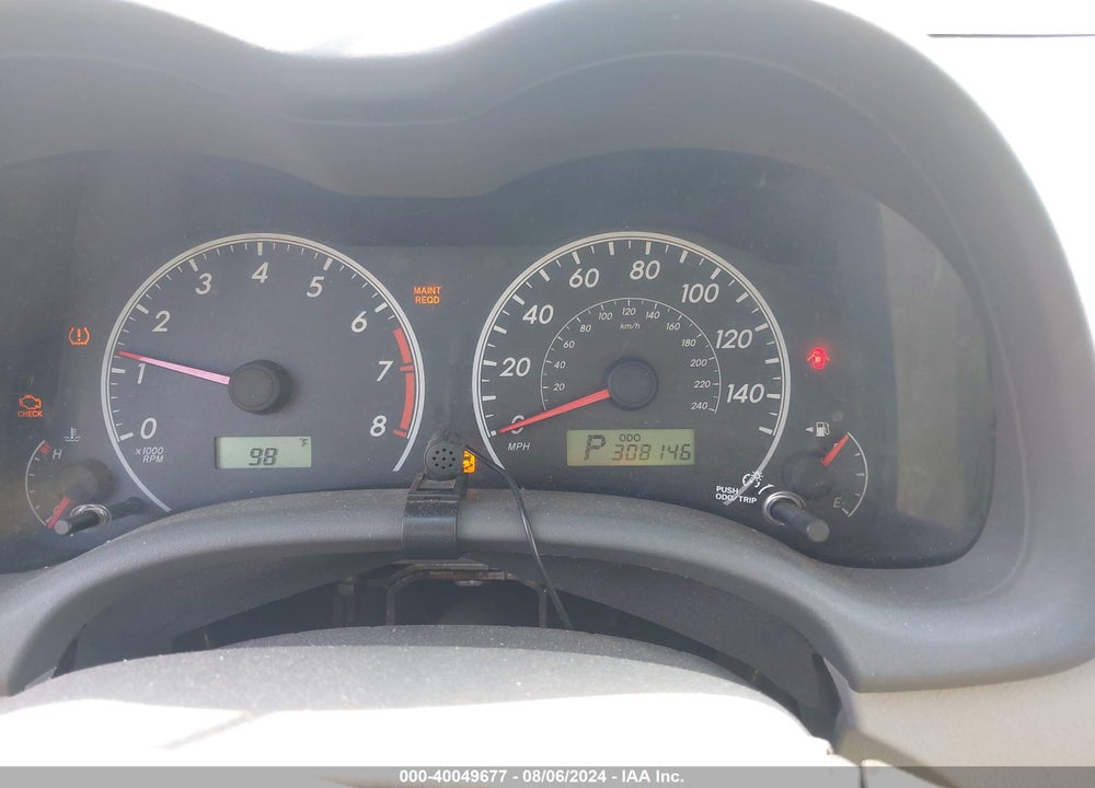 2010 TOYOTA COROLLA LE VIN: 1NXBU4EE7AZ346819