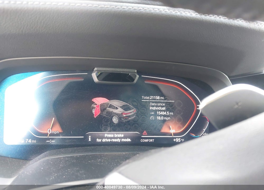 2022 BMW X6 XDRIVE40I VIN: 5UXCY6C09N9K88963