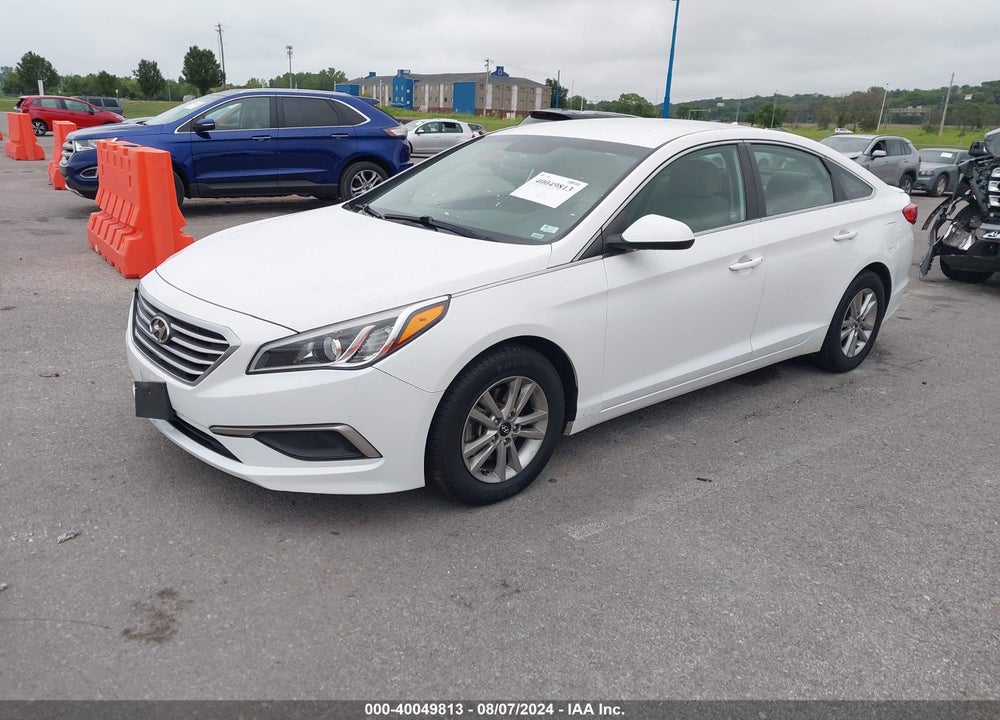 2016 HYUNDAI SONATA SE VIN: 5NPE24AFXGH368533