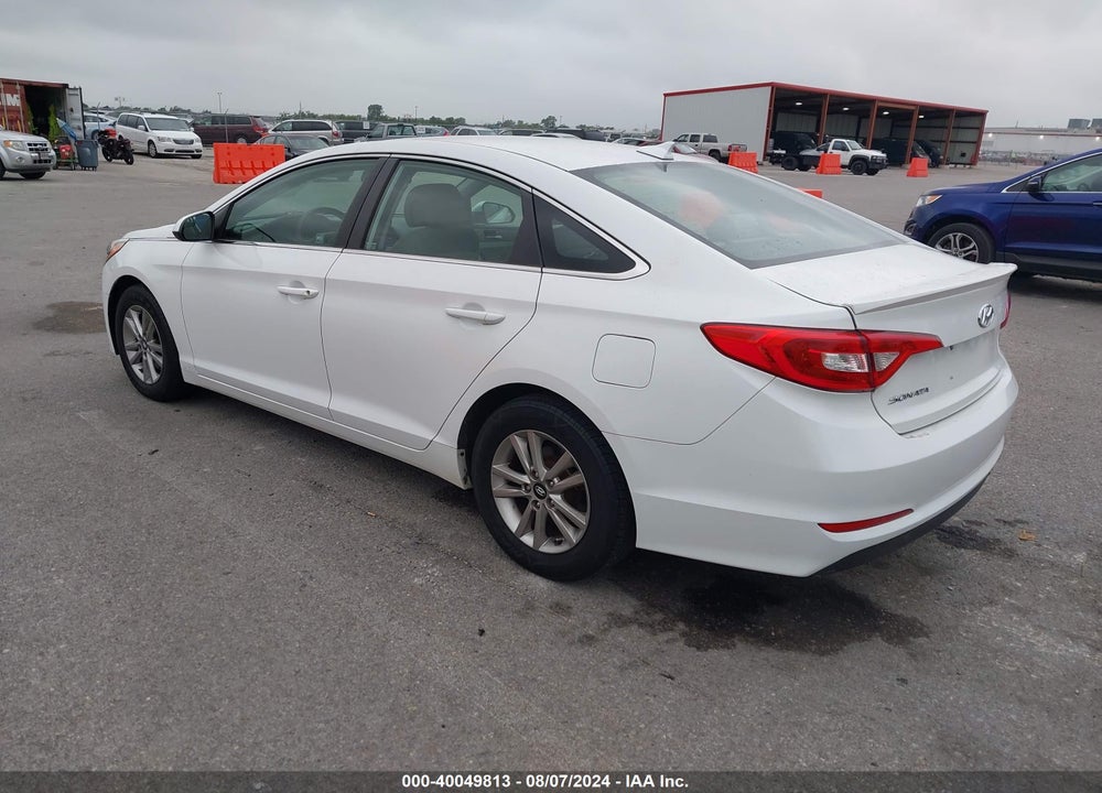 2016 HYUNDAI SONATA SE VIN: 5NPE24AFXGH368533
