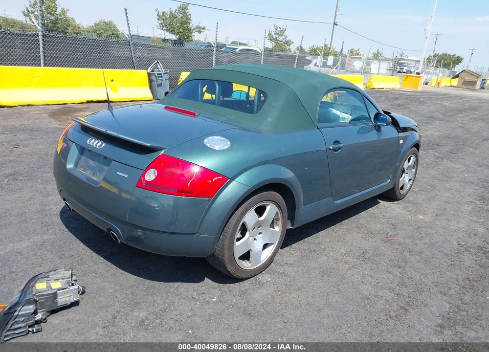 2001 AUDI TT VIN: TRUUT28N811030661