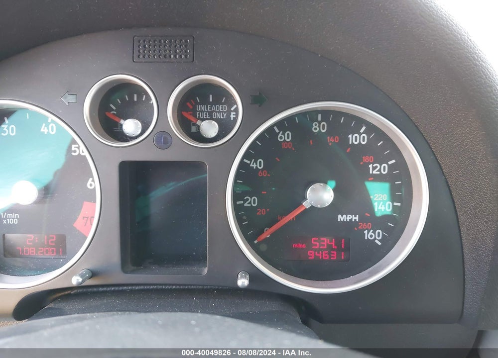 2001 AUDI TT VIN: TRUUT28N811030661