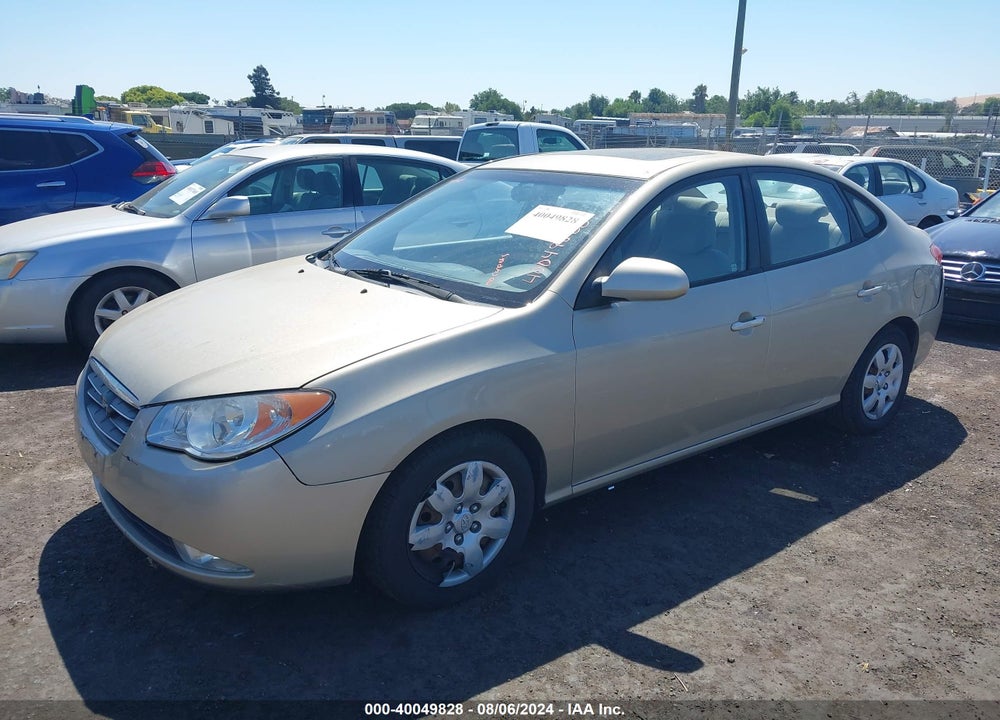 2008 HYUNDAI ELANTRA GLS/SE VIN: KMHDU46D68U456107