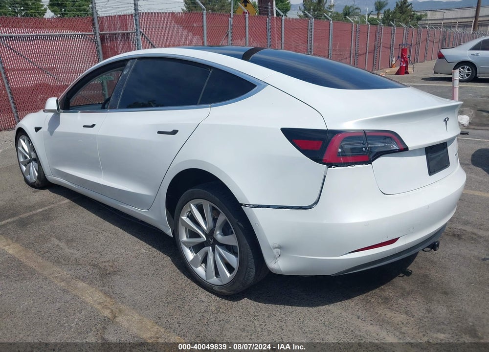 2020 TESLA MODEL 3 LONG RANGE DUAL MOTOR ALL-WHEEL DRIVE VIN: 5YJ3E1EB9LF747424