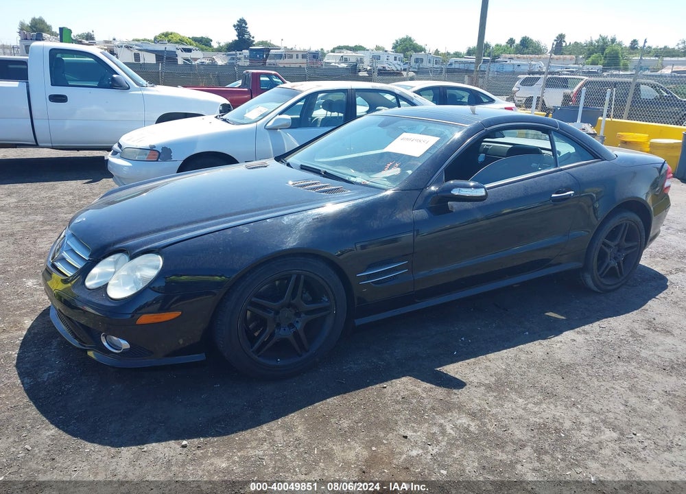 2007 MERCEDES-BENZ SL 550 VIN: WDBSK71F97F122909