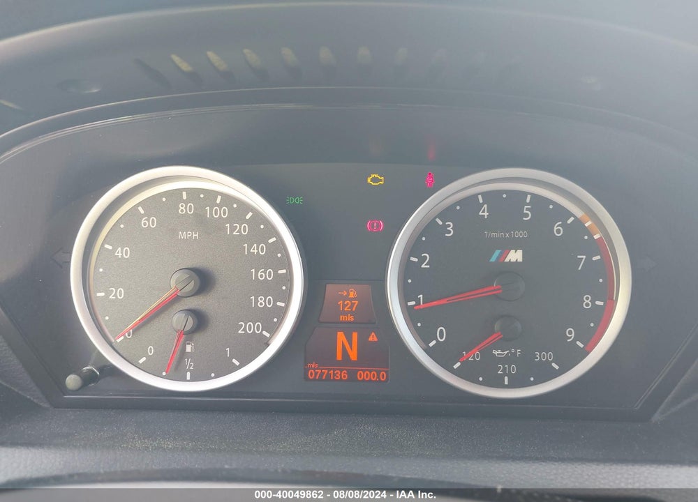 2007 BMW M6 VIN: WBSEK93577CY78490