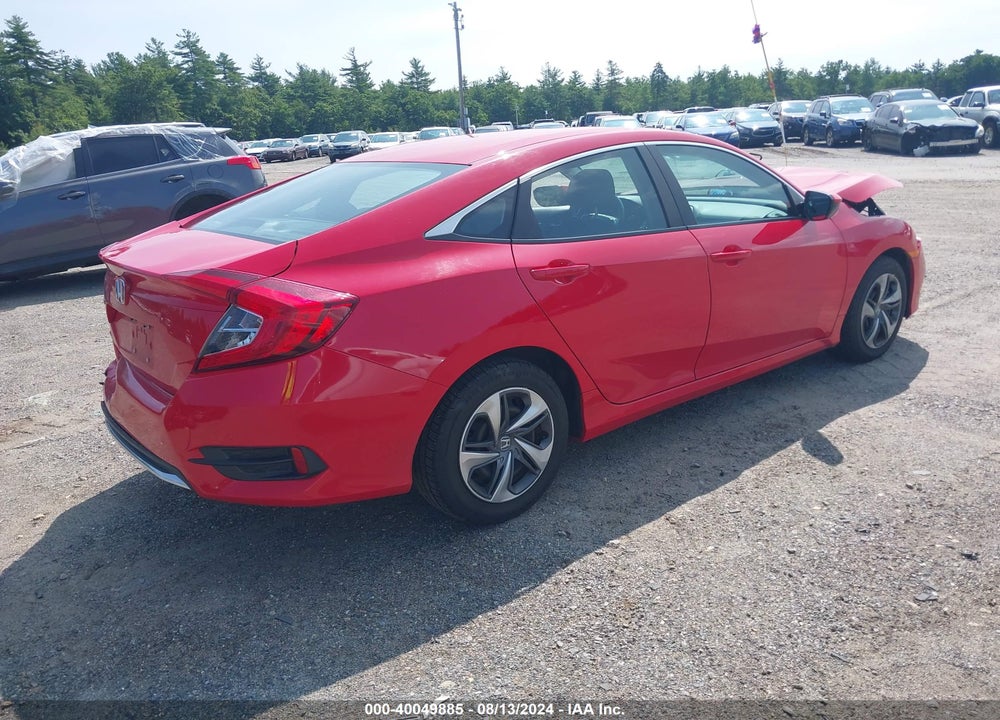 2019 HONDA CIVIC LX VIN: 2HGFC2F67KH544780