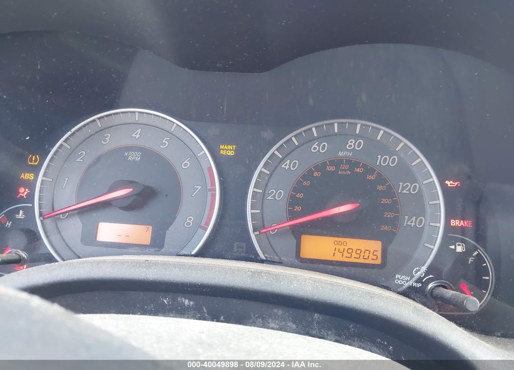 2010 TOYOTA COROLLA S VIN: 2T1BU4EE0AC434807