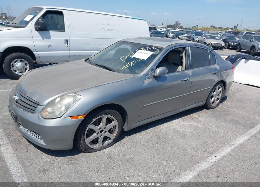 2005 INFINITI G35 VIN: JNKCV51E35M212704