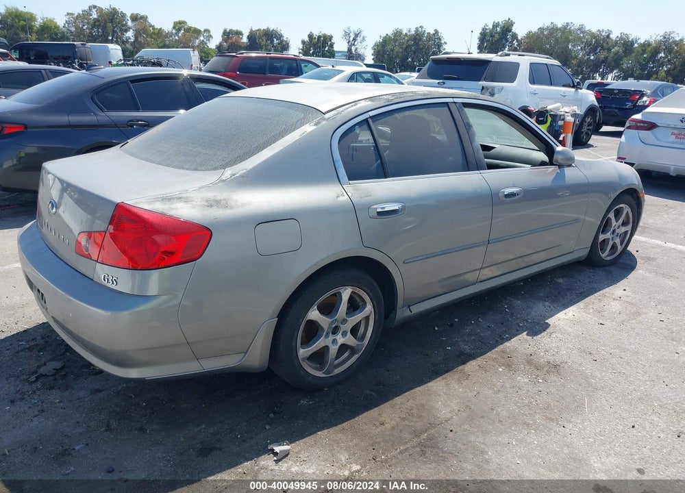 2005 INFINITI G35 VIN: JNKCV51E35M212704