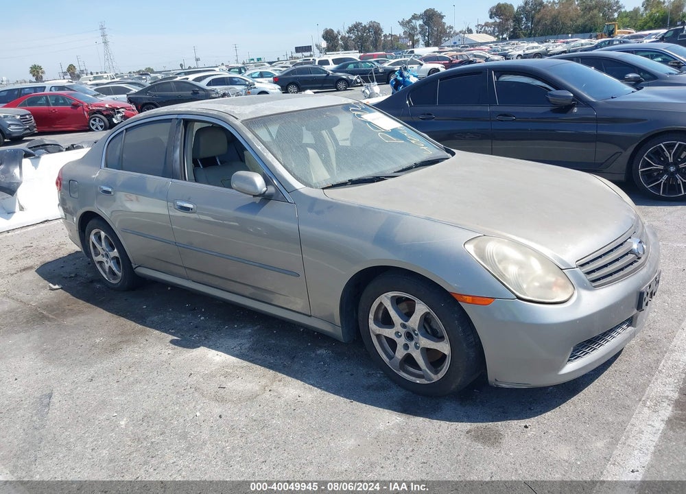 2005 INFINITI G35 VIN: JNKCV51E35M212704