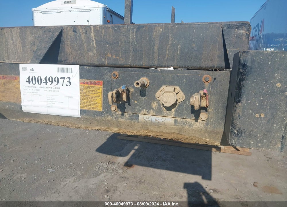 2020 PITTS ENTERPRISES LOGGING TRAILER VIN: 5JYLT4029LPP18933