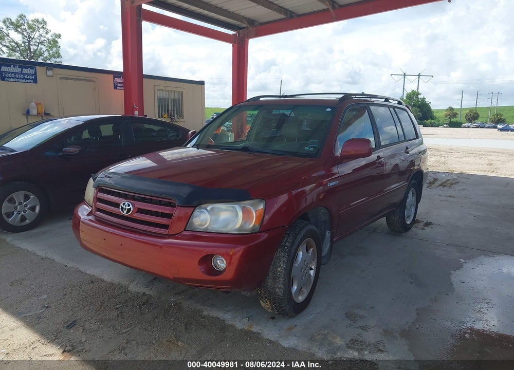 2005 TOYOTA HIGHLANDER LIMITED V6 VIN: JTEEP21A850094362