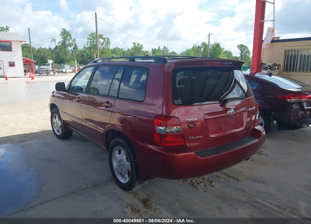 2005 TOYOTA HIGHLANDER LIMITED V6 VIN: JTEEP21A850094362