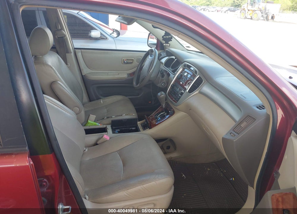 2005 TOYOTA HIGHLANDER LIMITED V6 VIN: JTEEP21A850094362
