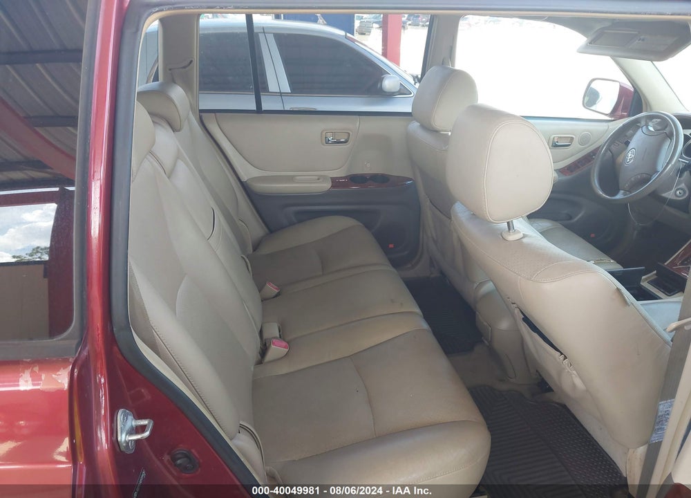 2005 TOYOTA HIGHLANDER LIMITED V6 VIN: JTEEP21A850094362