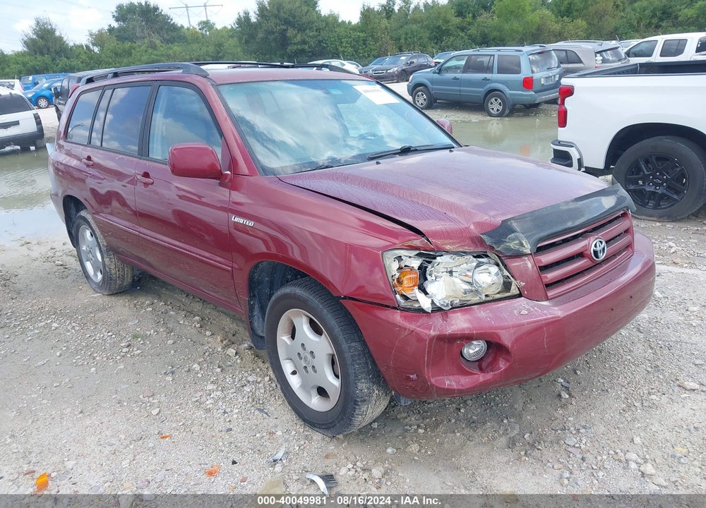 2005 TOYOTA HIGHLANDER LIMITED V6 VIN: JTEEP21A850094362
