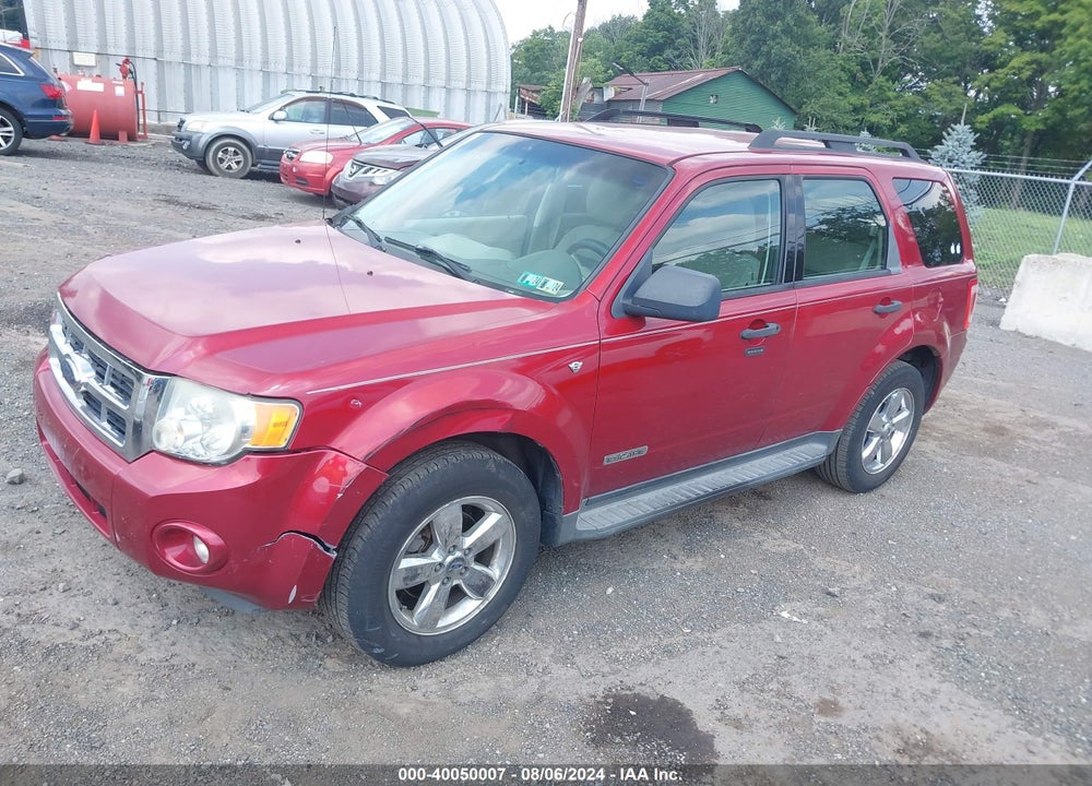 2008 FORD ESCAPE XLT VIN: 1FMCU931X8KB89942