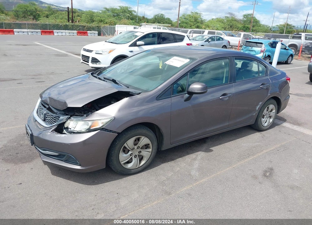 2015 HONDA CIVIC LX VIN: 19XFB2F53FE000299