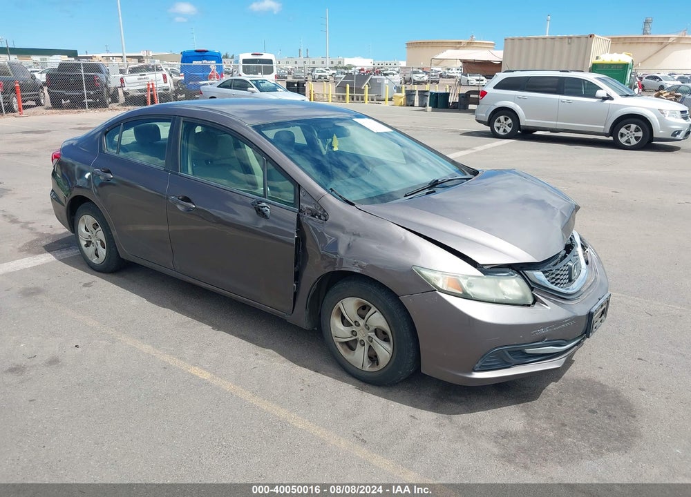 2015 HONDA CIVIC LX VIN: 19XFB2F53FE000299