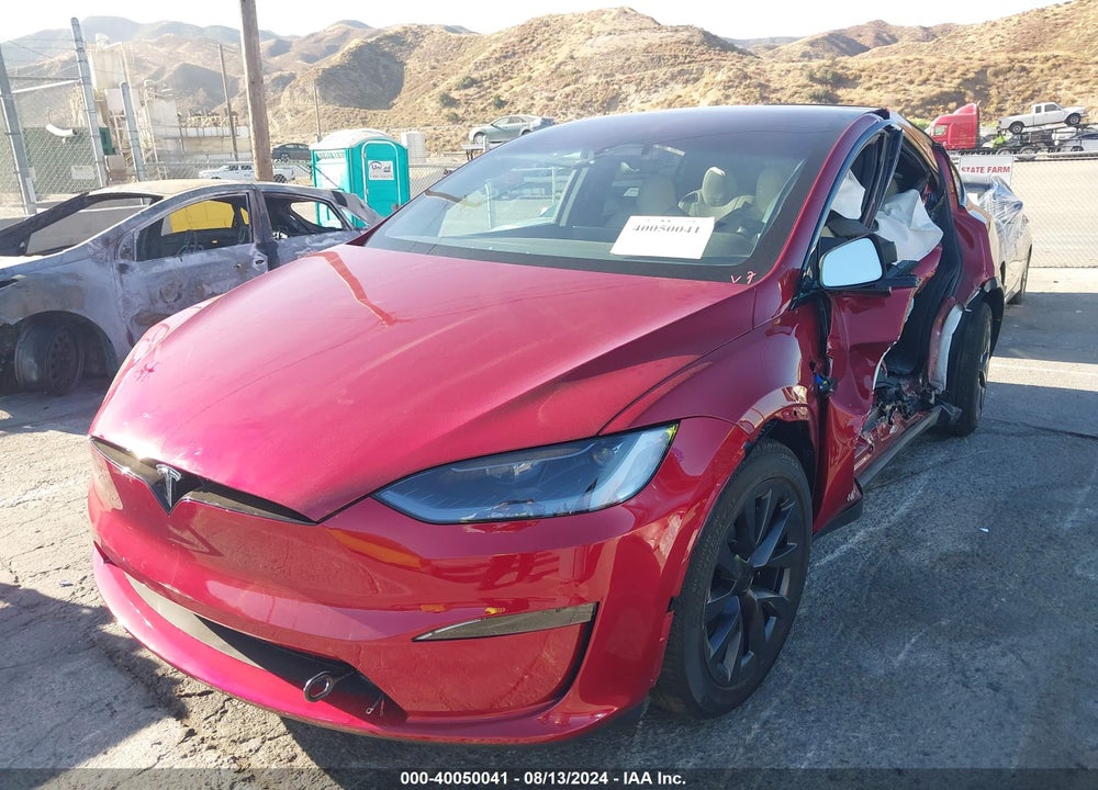 2023 TESLA MODEL X DUAL MOTOR ALL-WHEEL DRIVE/STANDARD RANGE VIN: 7SAXCDE51PF411701