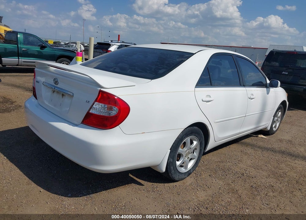 2003 TOYOTA CAMRY LE VIN: 4T1BE32K33U149599