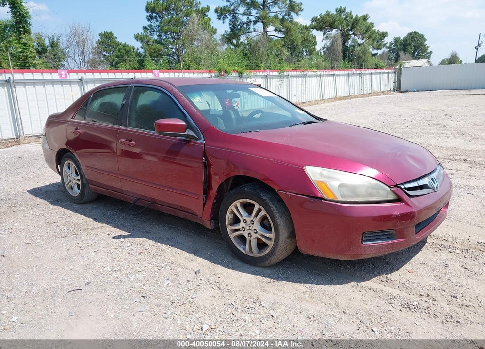 2006 HONDA ACCORD 2.4 SE VIN: 1HGCM56316A067968