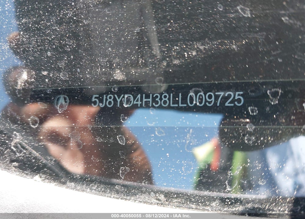 2020 ACURA MDX STANDARD VIN: 5J8YD4H38LL009725