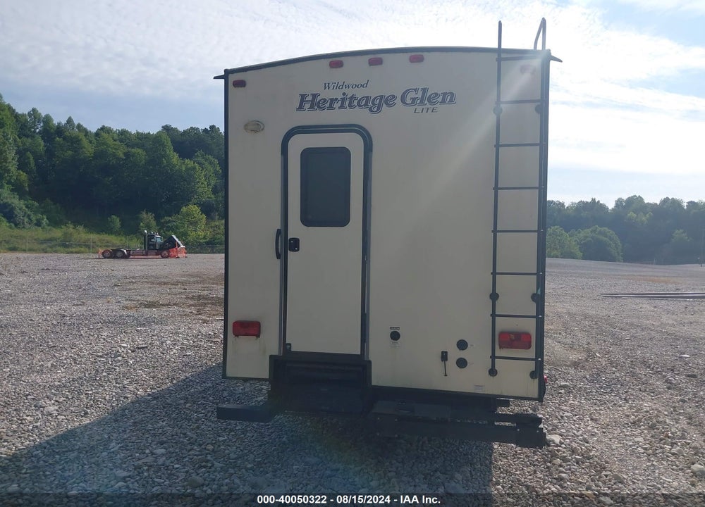 2016 FOREST RIVER WILDWOOD HERITAGE VIN: 4X4FWBM22GU010509