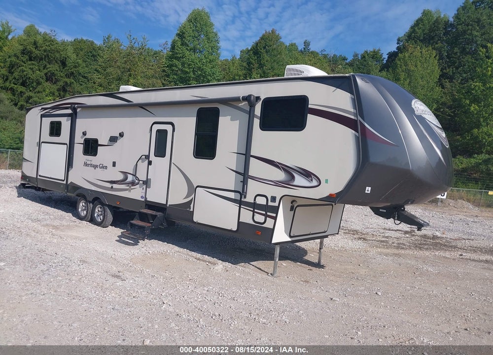 2016 FOREST RIVER WILDWOOD HERITAGE VIN: 4X4FWBM22GU010509
