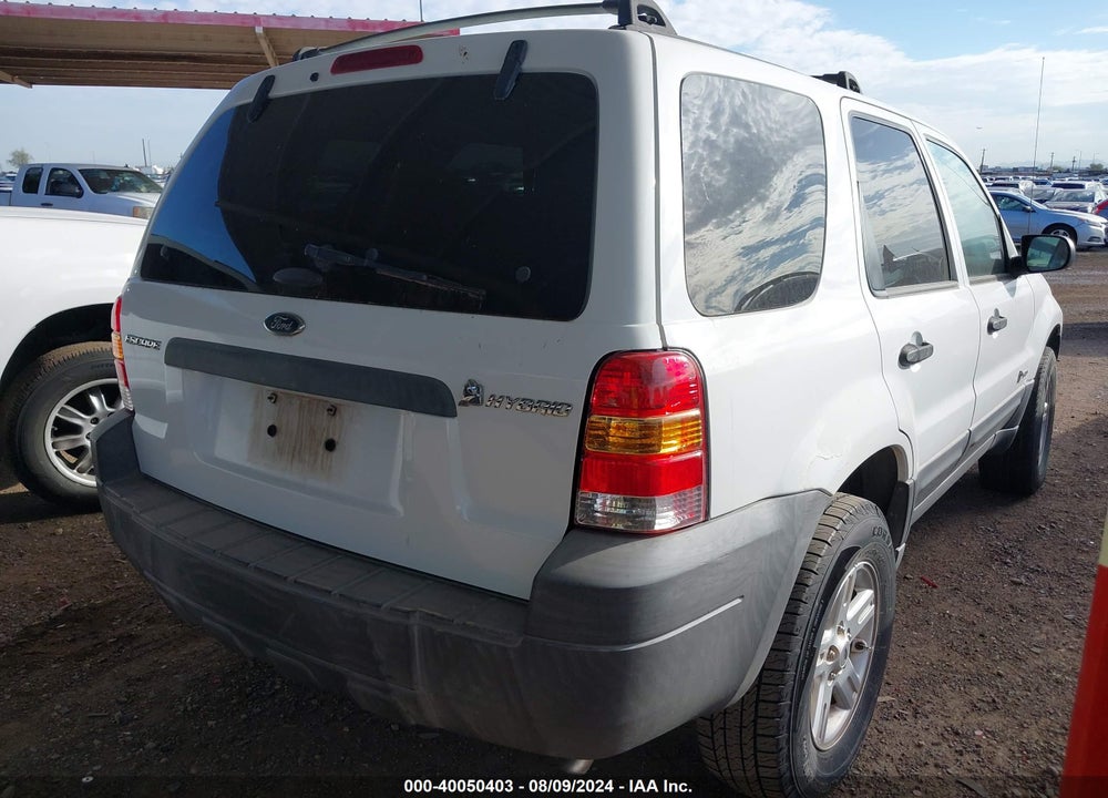 2006 FORD ESCAPE HYBRID VIN: 1FMYU95H06KA52571